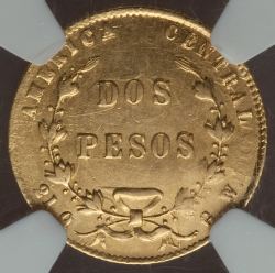 Image #2 of 2 Pesos 1868 GW