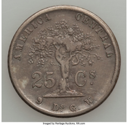 Image #1 of 25 Centavos 1864 GW