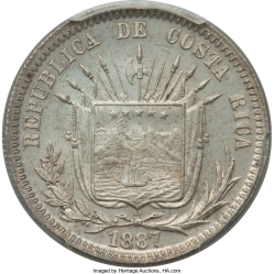 Image #2 of 25 Centavos 1887 GW