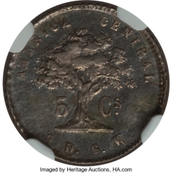 5 Centavos 1870 GW