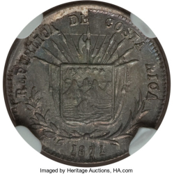 Image #1 of 5 Centavos 1871 GW