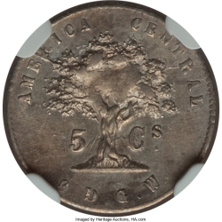 5 Centavos 1875 GW