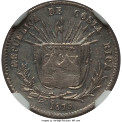 5 Centavos 1875 GW