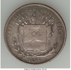 50 Centavos 1866 GW