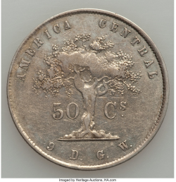 Image #2 of 50 Centavos 1866/5 GW