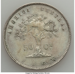 Image #1 of 50 Centavos 1875 GW