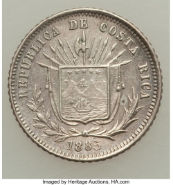 5 Centavos 1885 GW