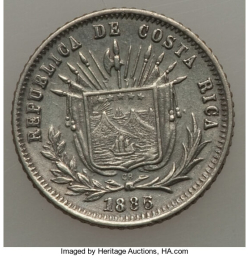 5 Centavos 1886 GW