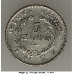 5 Centavos 1886 GW