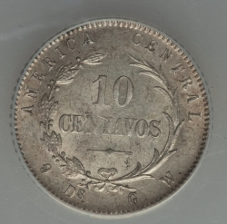 Image #2 of 10 Centavos 1887 GW