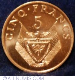 Image #2 of 5 Francs 1987