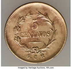 Image #1 of 5 Centavos 1918