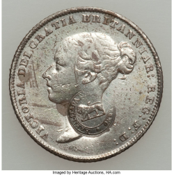 Image #1 of [Countermark]  1 Real (1849-57) 1850