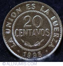Image #2 of 20 Centavos 1995