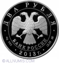 2 Roubles 2013 - Composer A.S. Dargomyzhsky - Bicentenary of the Birthday