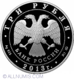 Image #1 of 3 Roubles 2013 -  A.S. Shein