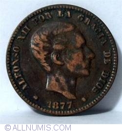 10 Centimos 1877 OM