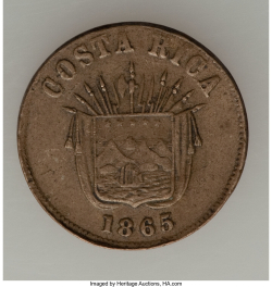 Image #2 of 1 Centavo 1865