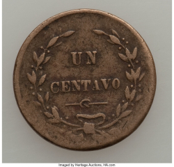 Image #1 of 1 Centavo 1867