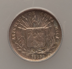 Image #1 of 5 Centavos 1865 GW