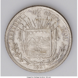 Image #2 of 50 Centavos 1887 GW