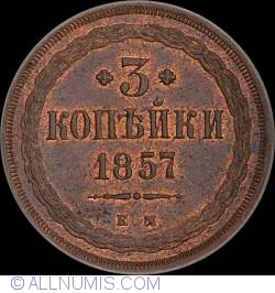 Image #1 of 3 Kopeks 1857 EM