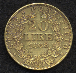 Image #1 of 20 Lire 1868 (XXIII) R