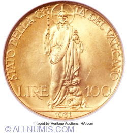 Image #1 of 100 Lire 1931 (X)