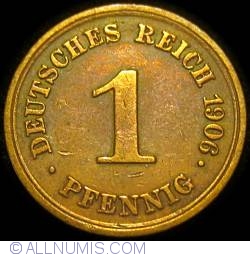 1 Pfennig 1906 E