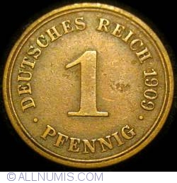1 Pfennig 1909 E