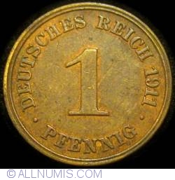 Image #1 of 1 Pfennig 1911 J