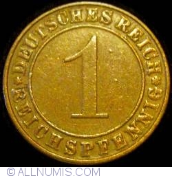 Image #1 of 1 Reichspfennig 1936 G