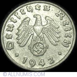 Image #2 of 1 Reichspfennig 1942 E