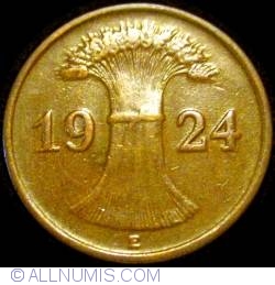 1 Rentenpfennig 1924 E