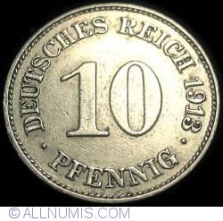 Image #1 of 10 Pfennig 1913 E