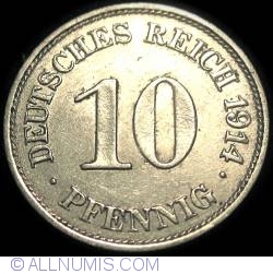 Image #1 of 10 Pfennig 1914 E