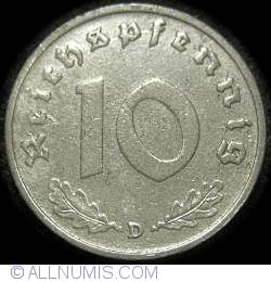 10 Reichspfennig 1940 D