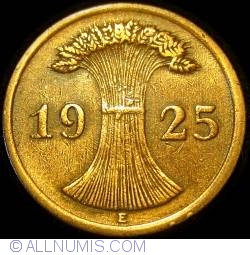 Image #2 of 2 Reichspfennig 1925 E