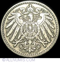 Image #2 of 5 Pfennig 1907 D