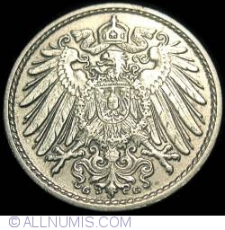 5 Pfennig 1908 G