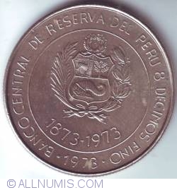 100 Soles 1973 - Centennial Peru-japan Trade Relations