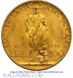 100 Lire 1933 - 1934 - Jubilee