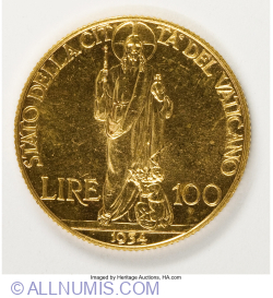 Image #1 of 100 Lire 1934 (XIII)