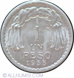 Image #2 of 1 Peso 1955
