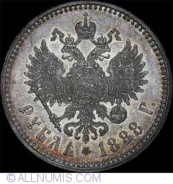 Image #1 of 1 Rouble 1888