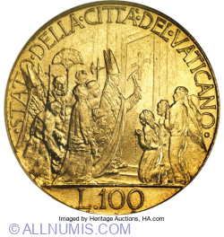 Image #1 of 100 Lire 1950 - Holy Year