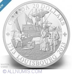 Image #1 of 20 Dollars 2013 - 300th Anniversary of Louisbourg