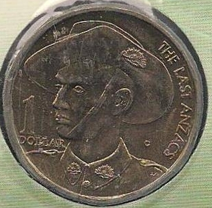 1999 One Dollar $1 Dual set-Older Person /& The Last ANZACS UNC Australian coin