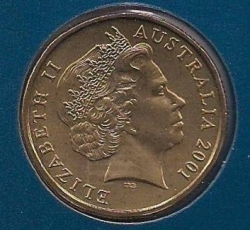 Image #2 of 1 Dollar 2001 - 90th Anniversary Royal Australian Navy