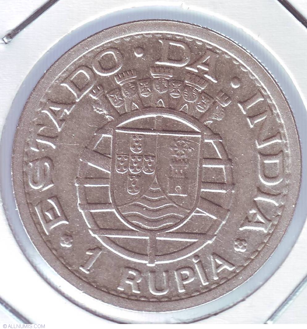 1 Rupia 1947 Portuguese India 1910 1961 India Coin 24707